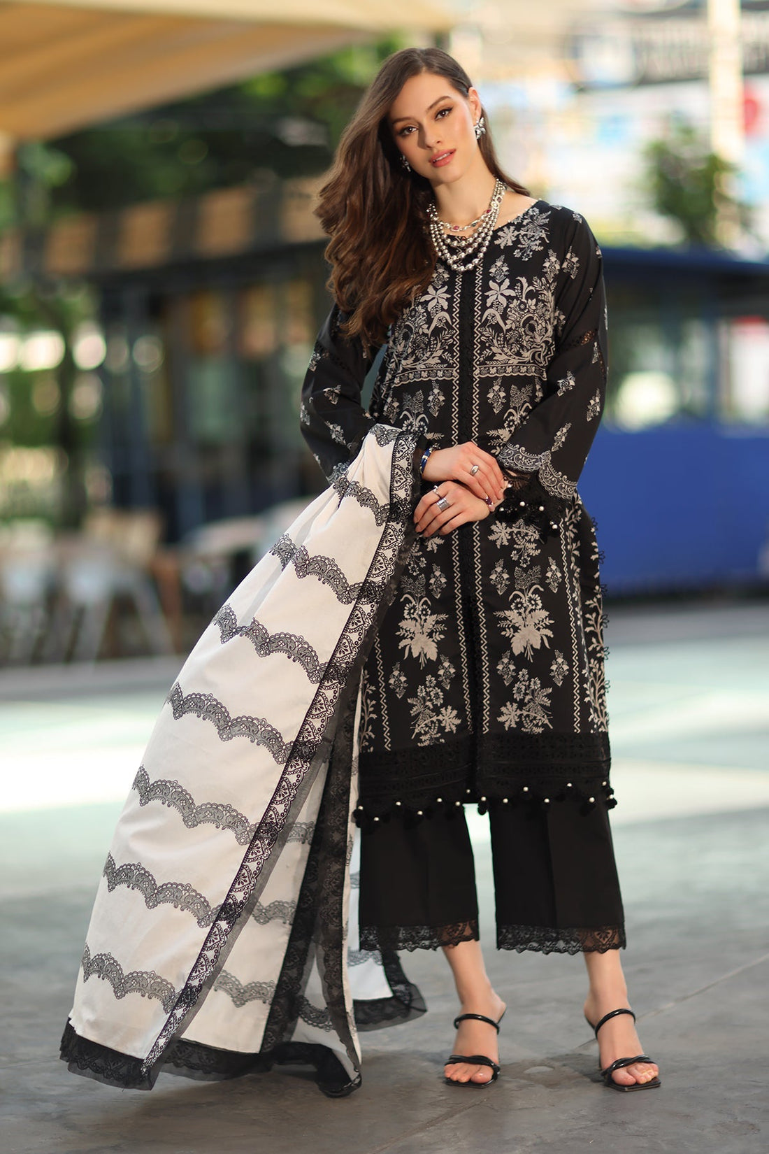 Charizma | Range Lawn | RN6-01 - by Libasekhas UK - Registered Vendor of : Charizma - 100% Original Designer Dress