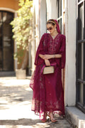 Noor by Saadia Asad | Eid Luxe Printkhaas 26 | D3 - A - Fushia Blush - by Libasekhas UK - Registered Vendor of : Noor by Saadia Asad - 100% Original Designer Dress