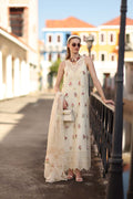 Noor by Saadia Asad | Eid Luxe Printkhaas 26 | D8 - A - Vanilla Mist - by Libasekhas UK - Registered Vendor of : Noor by Saadia Asad - 100% Original Designer Dress