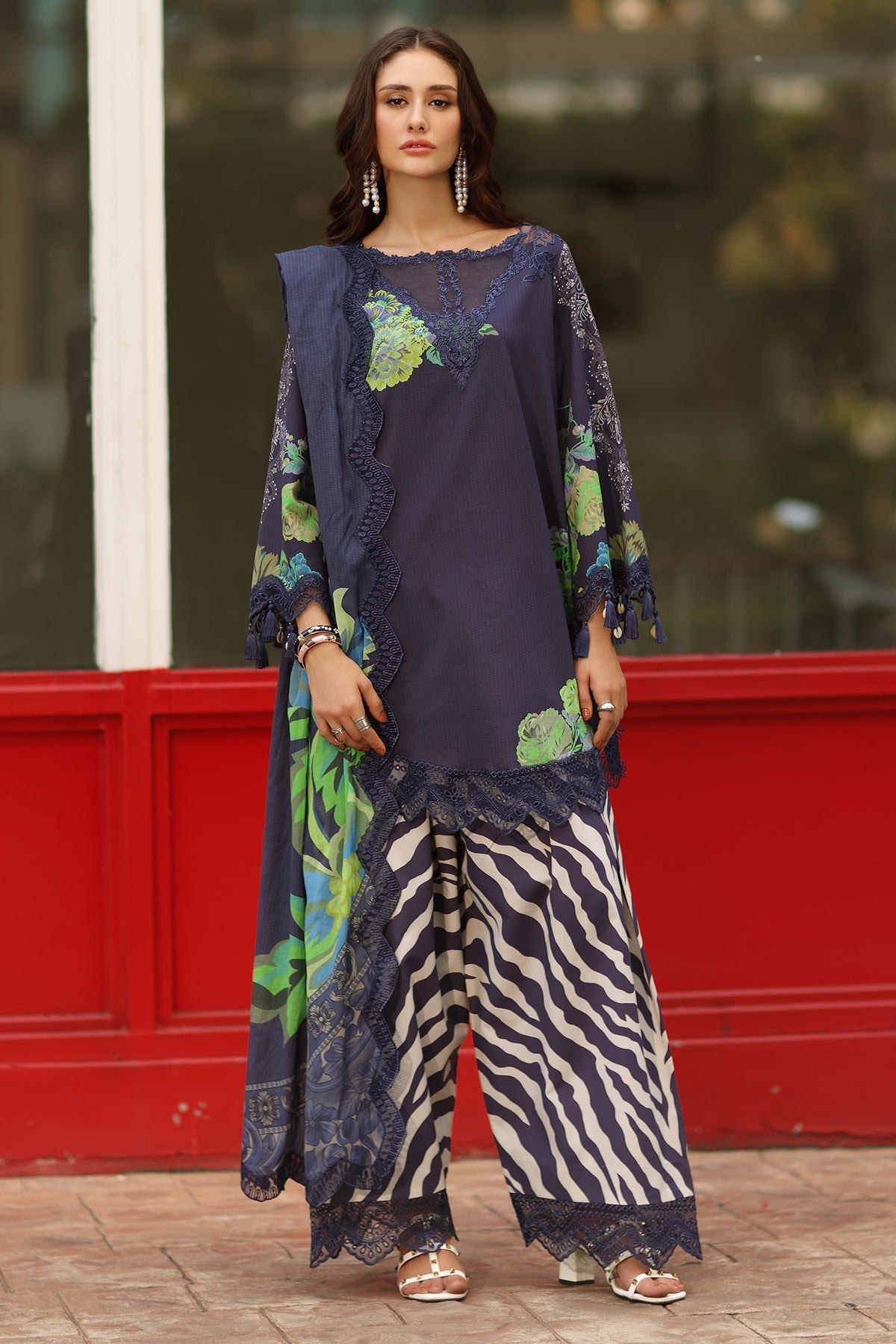 Charizma | Range Lawn | RN6-07 - by Libasekhas UK - Registered Vendor of : Charizma - 100% Original Designer Dress