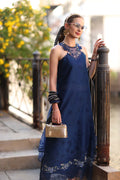 Noor by Saadia Asad | Eid Luxe Printkhaas 26 | D7 - B -Sapphire Blue - by Libasekhas UK - Registered Vendor of : Noor by Saadia Asad - 100% Original Designer Dress