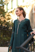 Noor by Saadia Asad | Eid Luxe Printkhaas 26 | D5 - A - Teal Grove - by Libasekhas UK - Registered Vendor of : Noor by Saadia Asad - 100% Original Designer Dress