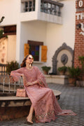 Noor by Saadia Asad | Luxe Chikankari 26 | D8 - B - Petal Pink - by Libasekhas UK - Registered Vendor of : Noor by Saadia Asad - 100% Original Designer Dress