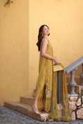 Noor by Saadia Asad | Luxe Chikankari 26 | D2 - B - Mustard Yellow - by Libasekhas UK - Registered Vendor of : Noor by Saadia Asad - 100% Original Designer Dress