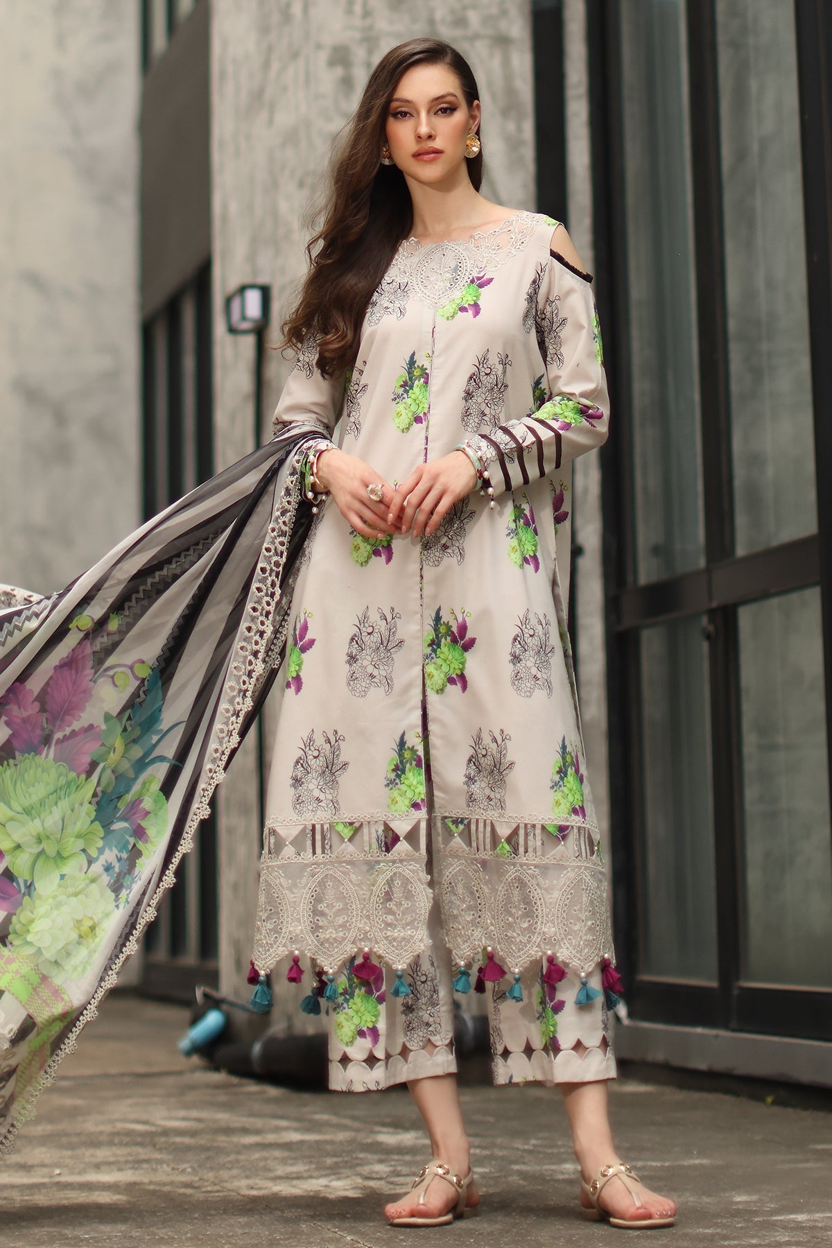 Charizma | Combination Lawn | CC6-23 - by Libasekhas UK - Registered Vendor of : Charizma - 100% Original Designer Dress