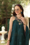 Noor by Saadia Asad | Noor Eid Printskhas 26 | D6  Coblat Teal - by Libasekhas - Registered Vendor of : Noor by Saadia Asad - 100% Original Designer Dress