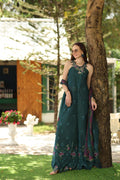 Noor by Saadia Asad | Noor Eid Printskhas 26 | D6  Coblat Teal - by Libasekhas - Registered Vendor of : Noor by Saadia Asad - 100% Original Designer Dress