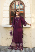 Noor by Saadia Asad | Luxe Chikankari 26 | D5 - A - Itten Plum - by Libasekhas UK - Registered Vendor of : Noor by Saadia Asad - 100% Original Designer Dress