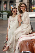 Noor by Saadia Asad | Eid Luxe Chikankari 26 | D2 - Pearl Ivory - by Libasekhas UK - Registered Vendor of : Noor by Saadia Asad - 100% Original Designer Dress