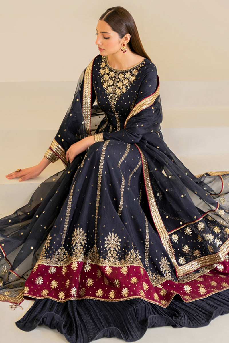 Jazmin | Formals Collection | Raw Silk UR-7019 - by - Libasekhas UK - Registered Vendor of : Jazmin - 100% Original Designer Dresss