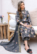 Humdum | Gardenia Lawn 24 | PLG 3 - D03 - by - Libasekhas UK - Registered Vendor of : HumDum - 100% Original Designer Dresss