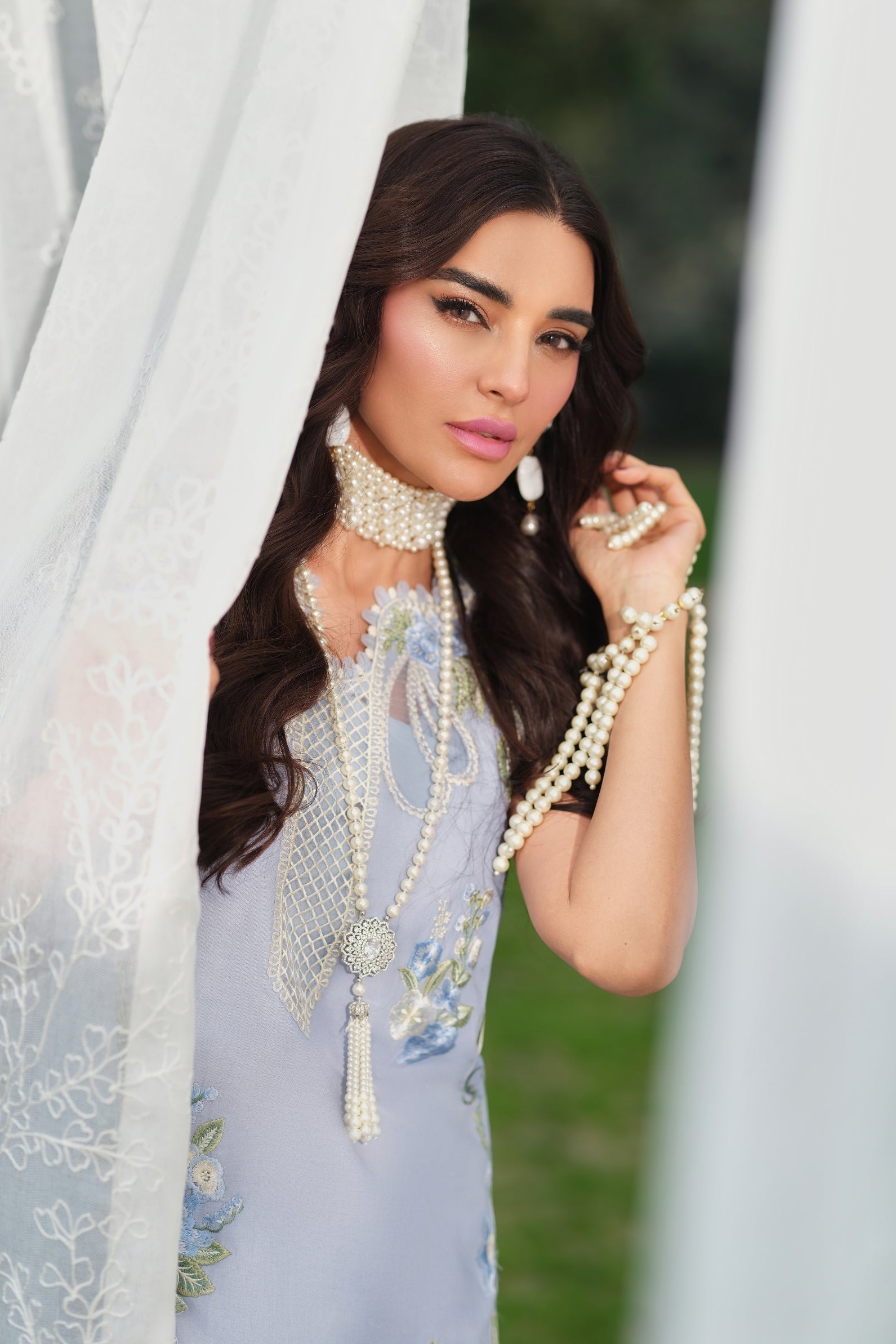 Maryam Hussain | Luxury Lawn 26 | Frost - by Libasekhas UK - Registered Vendor of : Maryam Hussain - 100% Original Designer Dress