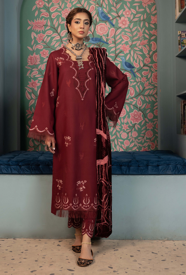 Humdum | Zouq 25 | D01 - by Libasekhas UK - Registered Vendor of : Humdum - 100% Original Designer Dress