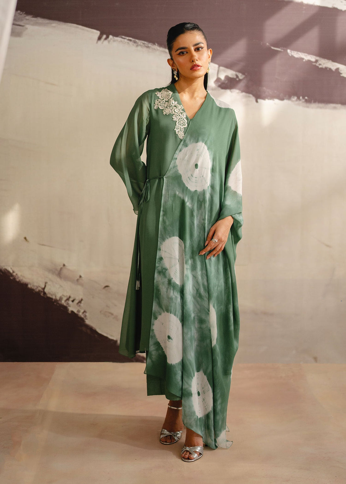Mahgul | Eye of Cemal | Olive Sun - by - Libasekhas UK - Registered Vendor of : Mahgul - 100% Original Designer Dresss