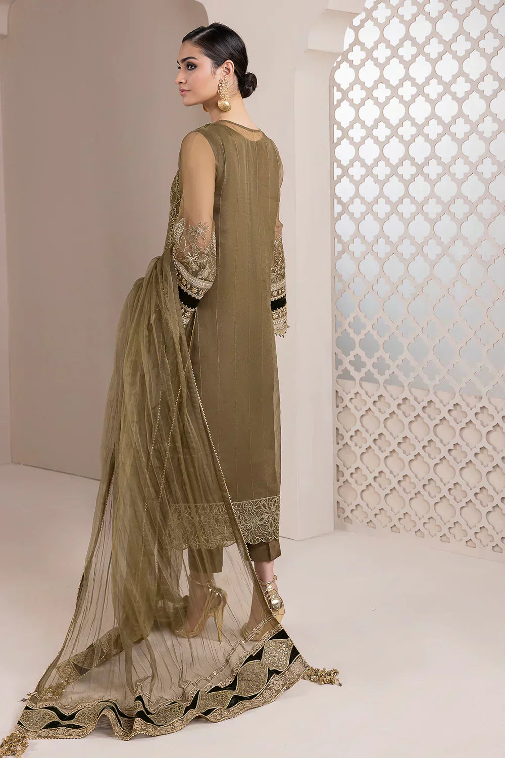 Baroque | Formals Collection | UF-414 - by - Libasekhas UK - Registered Vendor of : Baroque - 100% Original Designer Dresss