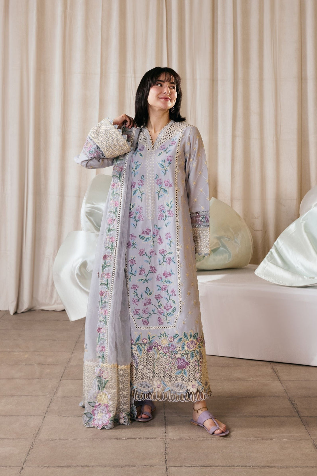 Maryam Hussain | Luxury Lawn 26 Vol 2 | Pari - by Libasekhas UK - Registered Vendor of : Maryam Hussain - 100% Original Designer Dress