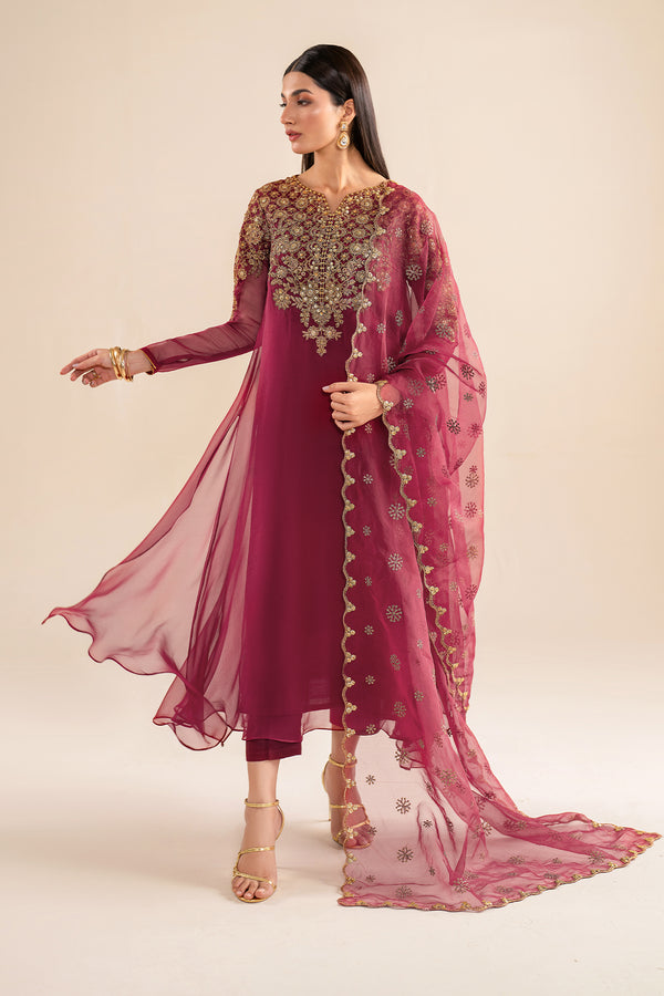 Baroque | Luxury Pret 24 | CHIFFON PR-916 - by - Libasekhas UK - Registered Vendor of : Baroque - 100% Original Designer Dresss