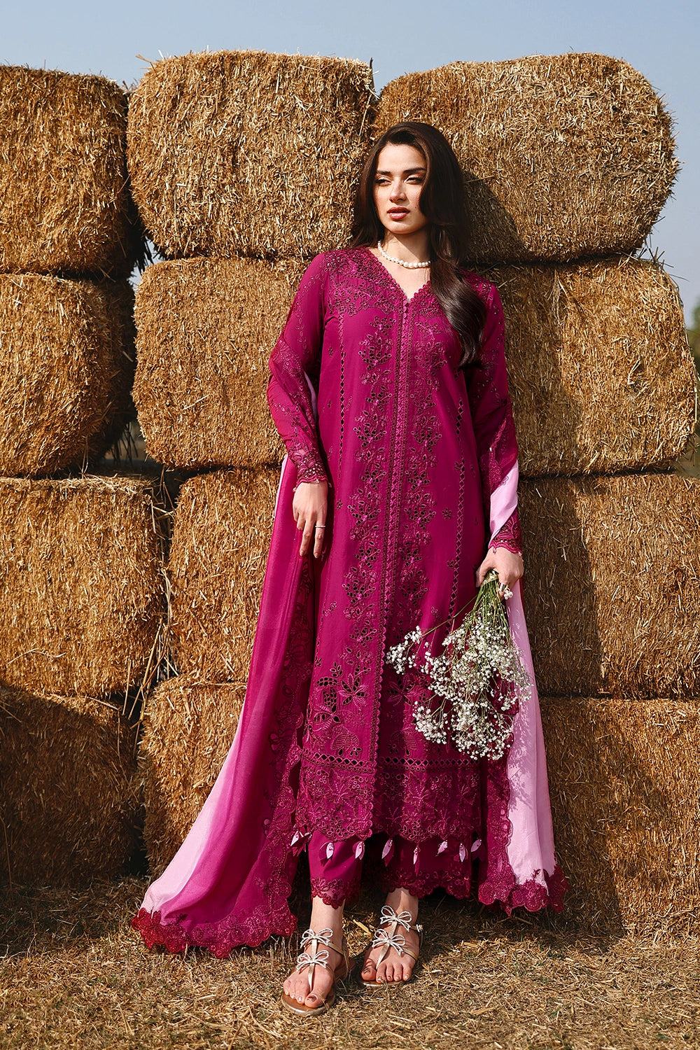 Azure | Luxury Lawn 26 | Barbella - by Libasekhas UK - Registered Vendor of : Azure - 100% Original Designer Dress