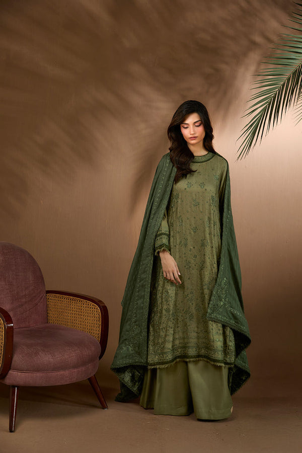 Sobia Nazir | Winter Shawl 25 | Design 2A - by Libasekhas UK - Registered Vendor of : Sobia Nazir - 100% Original Designer Dress