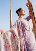 Elaf Premium | Hai Kuch Festive Lawn 24 | EHK-02A Banafsha - by - Libasekhas UK - Registered Vendor of : Elaf Premium - 100% Original Designer Dresss