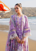 Elaf Premium | Hai Kuch Festive Lawn 24 | EHK-02A Banafsha - by - Libasekhas UK - Registered Vendor of : Elaf Premium - 100% Original Designer Dresss