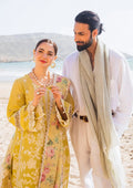 Elaf Premium | Hai Kuch Festive Lawn 24 | EHK-02B Nargis - by - Libasekhas UK - Registered Vendor of : Elaf Premium - 100% Original Designer Dresss