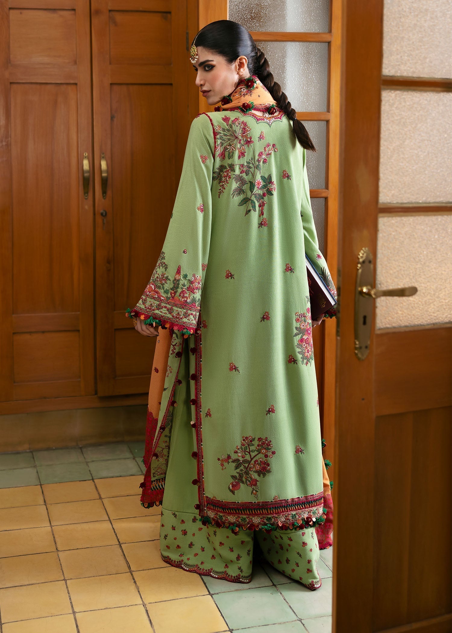 Hussain Rehar | Karandi Winter 24 | Mosy - by - Libasekhas UK - Registered Vendor of : Hussain Rehar - 100% Original Designer Dresss