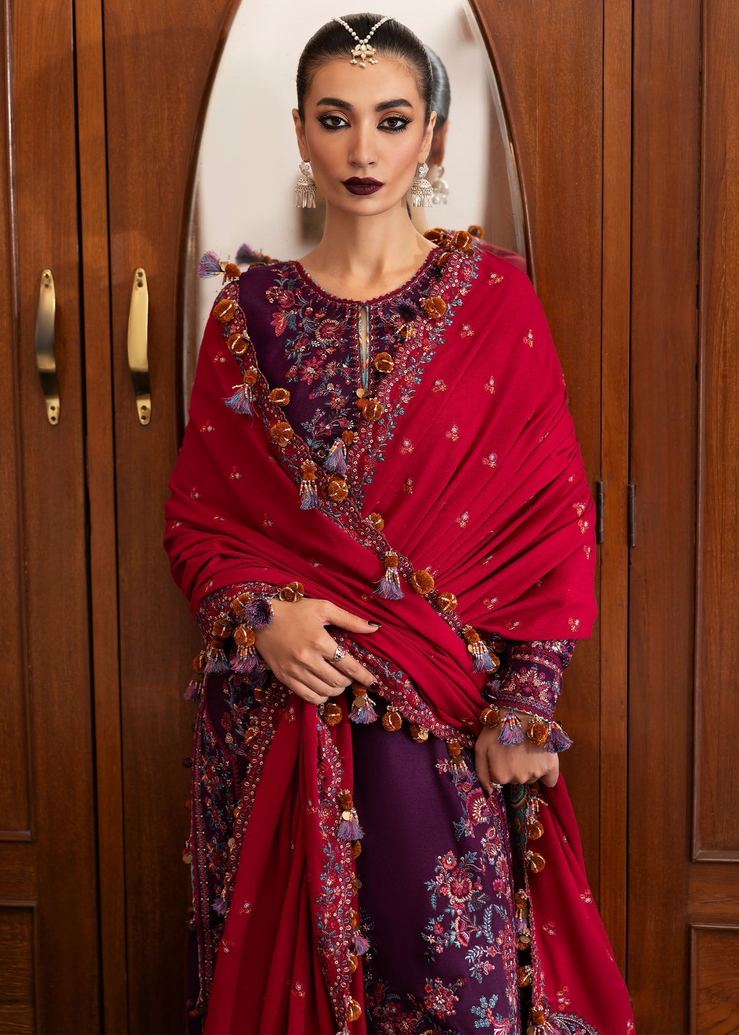 Hussain Rehar | Karandi Winter 24 | Liliana - by - Libasekhas UK - Registered Vendor of : Hussain Rehar - 100% Original Designer Dresss