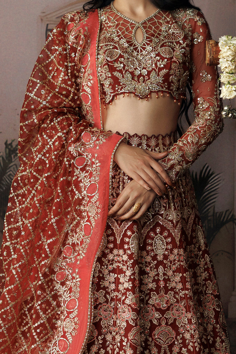 Afrozeh | Shehnai Wedding Formals 26 | Rukhsan - by Libasekhas UK - Registered Vendor of : Afrozeh - 100% Original Designer Dress