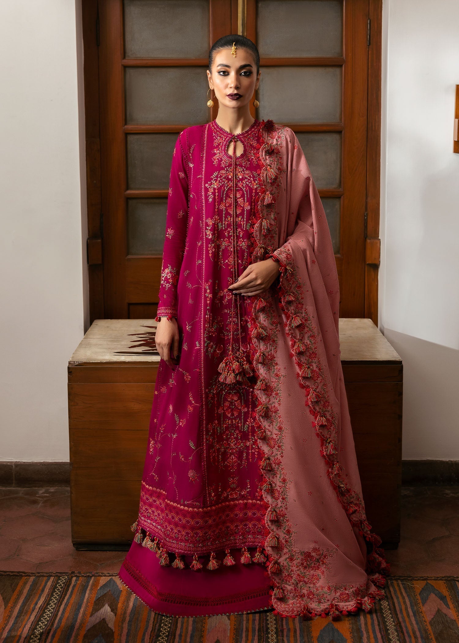 Hussain Rehar | Karandi Winter 24 | Amani - by - Libasekhas UK - Registered Vendor of : Hussain Rehar - 100% Original Designer Dresss