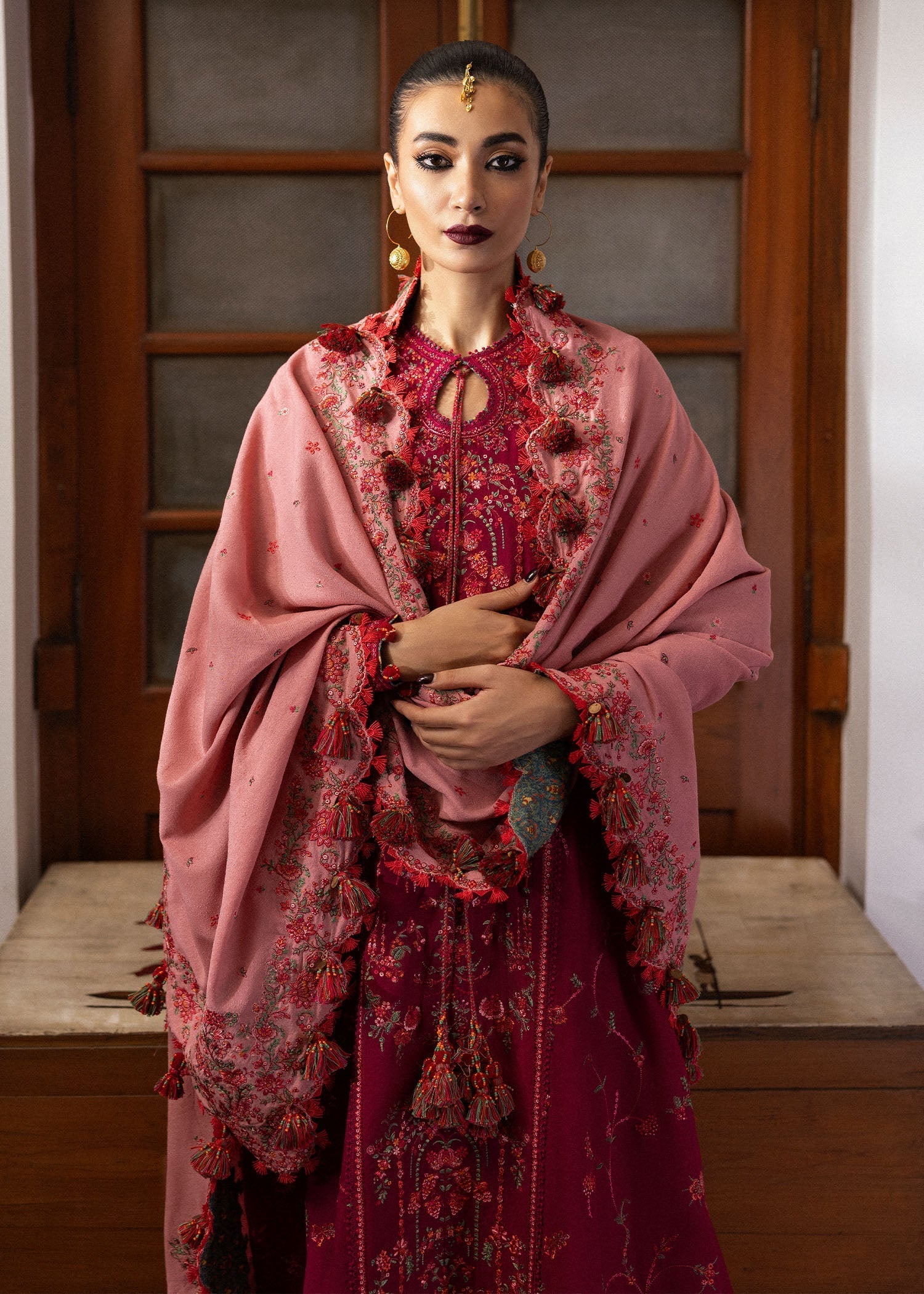 Hussain Rehar | Karandi Winter 24 | Amani - by - Libasekhas UK - Registered Vendor of : Hussain Rehar - 100% Original Designer Dresss