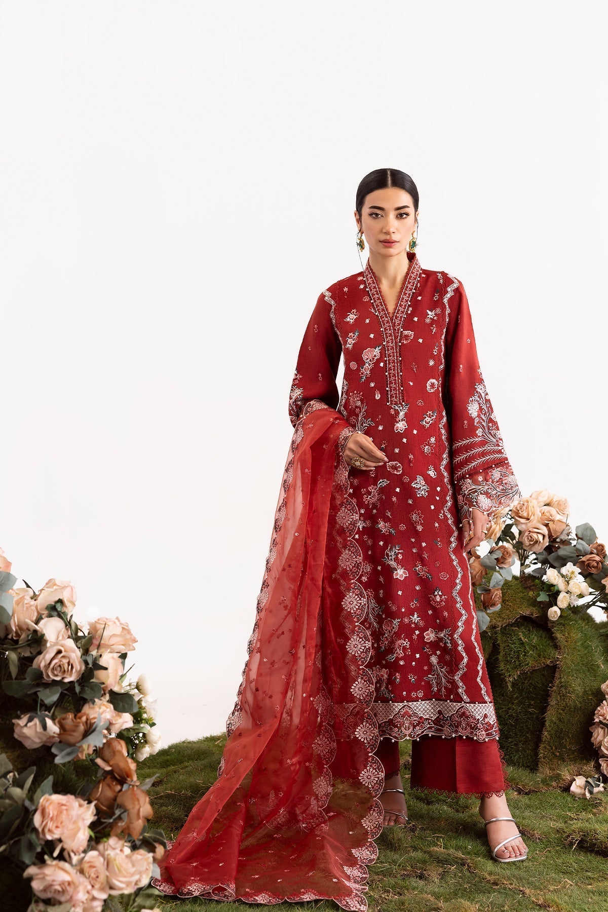Enzo I Tu Es Aime I Rouille - by Libasekhas UK - Registered Vendor of : Enzo - 100% Original Designer Dress