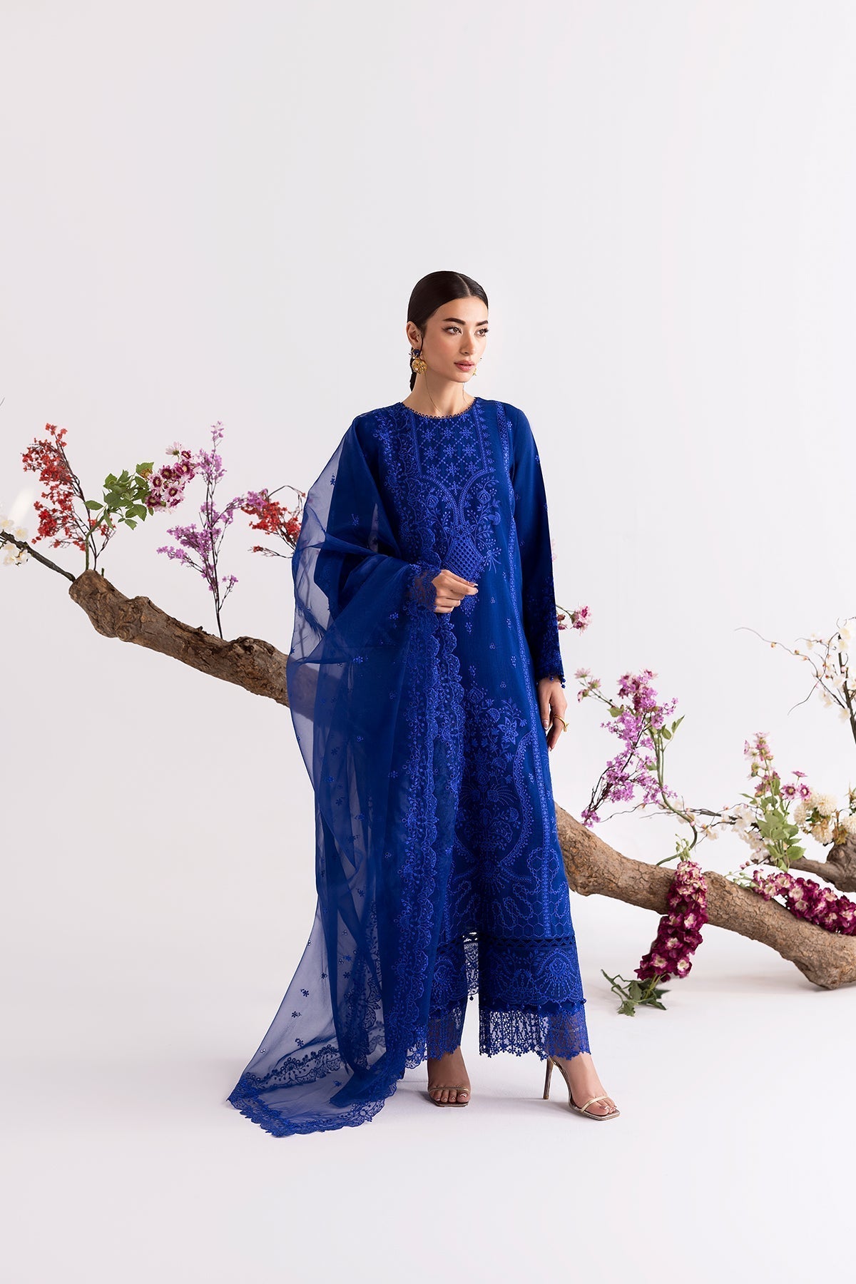 Enzo I Tu Es Aime I Bleue - by Libasekhas UK - Registered Vendor of : Enzo - 100% Original Designer Dress