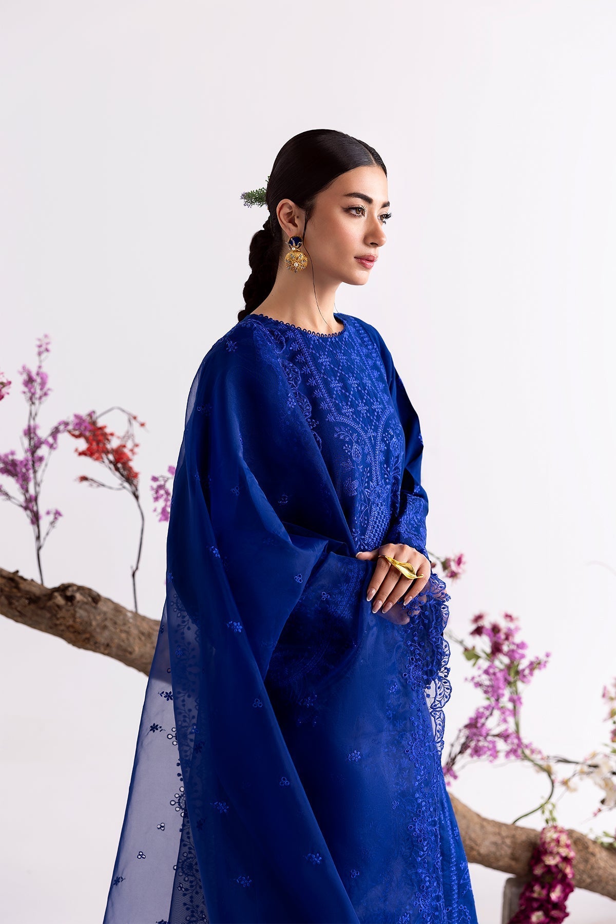 Enzo I Tu Es Aime I Bleue - by Libasekhas UK - Registered Vendor of : Enzo - 100% Original Designer Dress