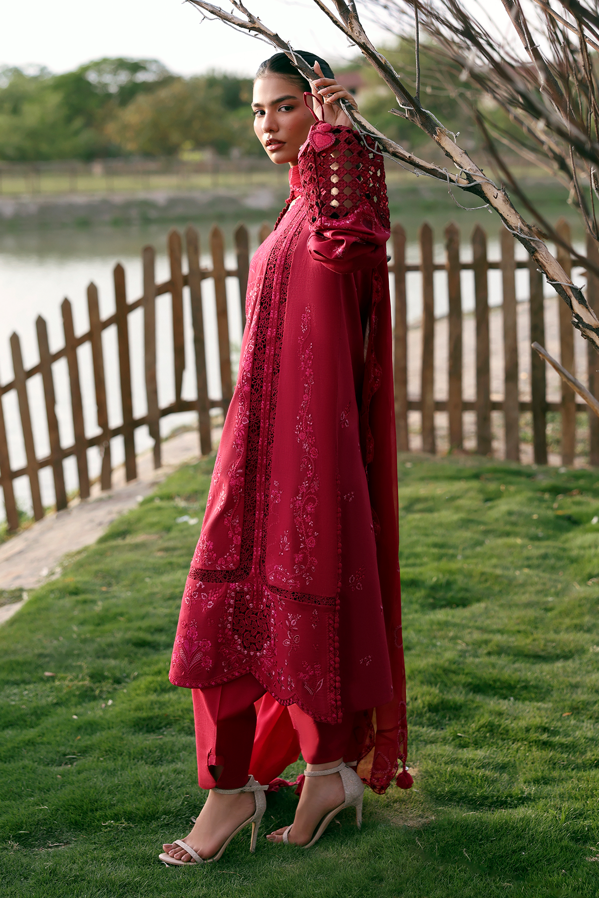 Zarposh | Summer Soiree | Cynelle - by Libasekhas UK - Registered Vendor of : Zarposh - 100% Original Designer Dress