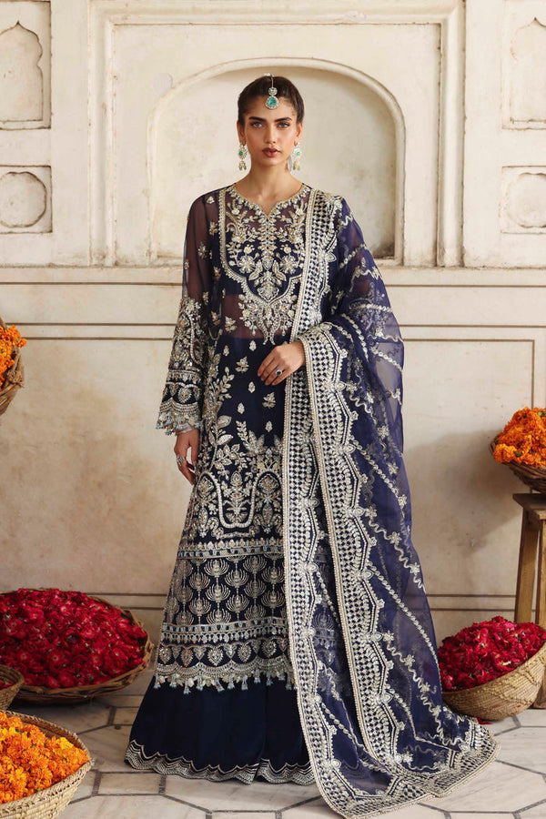 Akbar Aslam | Rang Mahal Formals | Neelab - by Libasekhas UK - Registered Vendor of : Akbar Aslam - 100% Original Designer Dress