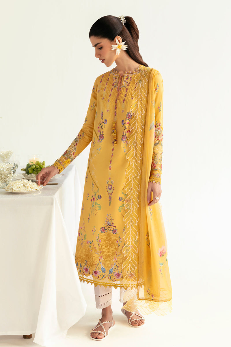 Qalamkar | Q Prints 2025 | PQ-03 MEHR - by - Libasekhas UK - Registered Vendor of : Qalamkar - 100% Original Designer Dresss