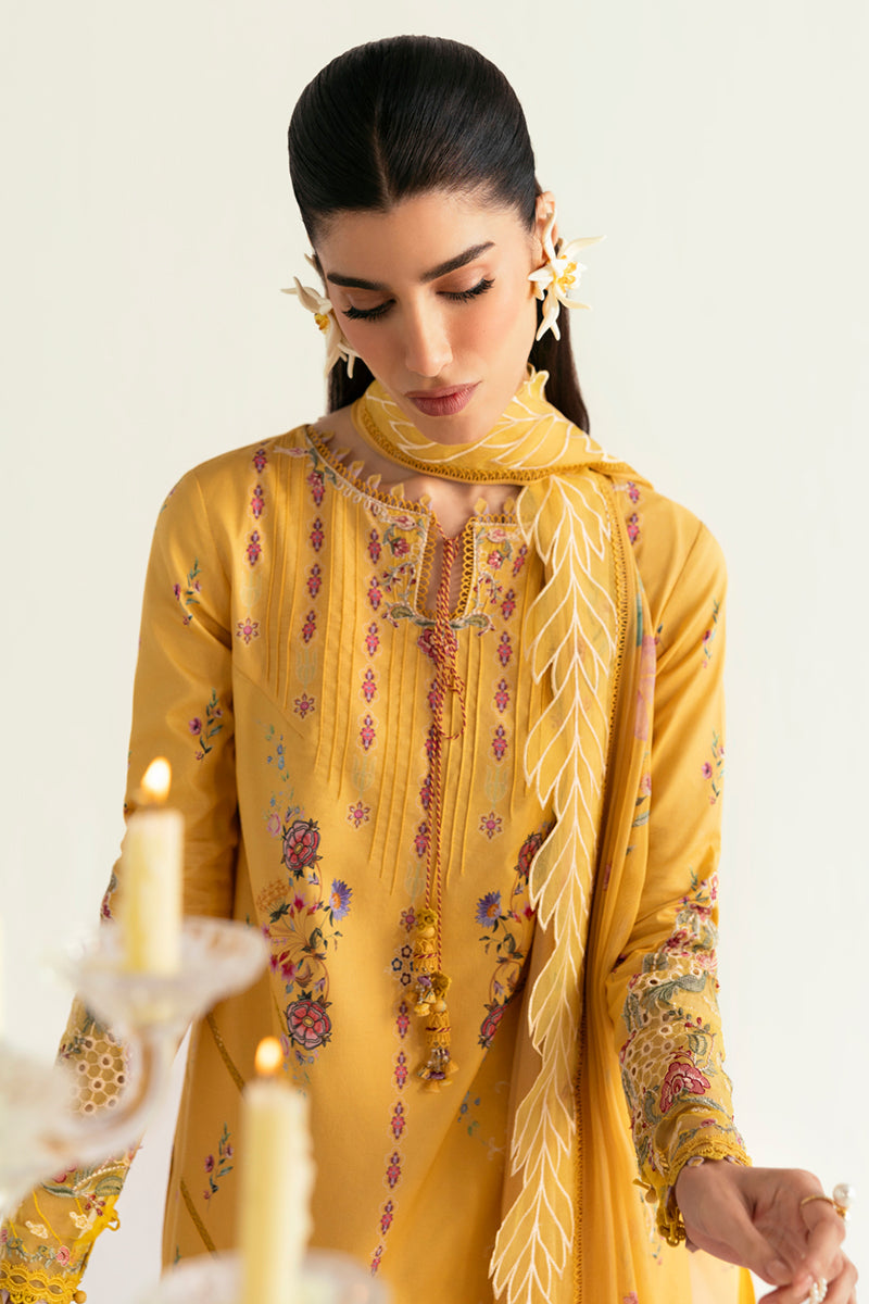 Qalamkar | Q Prints 2025 | PQ-03 MEHR - by - Libasekhas UK - Registered Vendor of : Qalamkar - 100% Original Designer Dresss