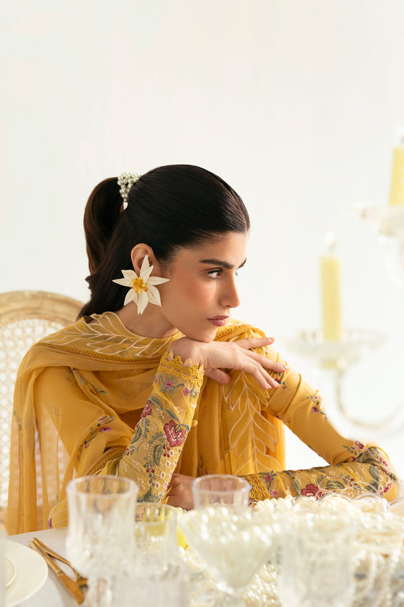 Qalamkar | Q Prints 2025 | PQ-03 MEHR - by - Libasekhas UK - Registered Vendor of : Qalamkar - 100% Original Designer Dresss