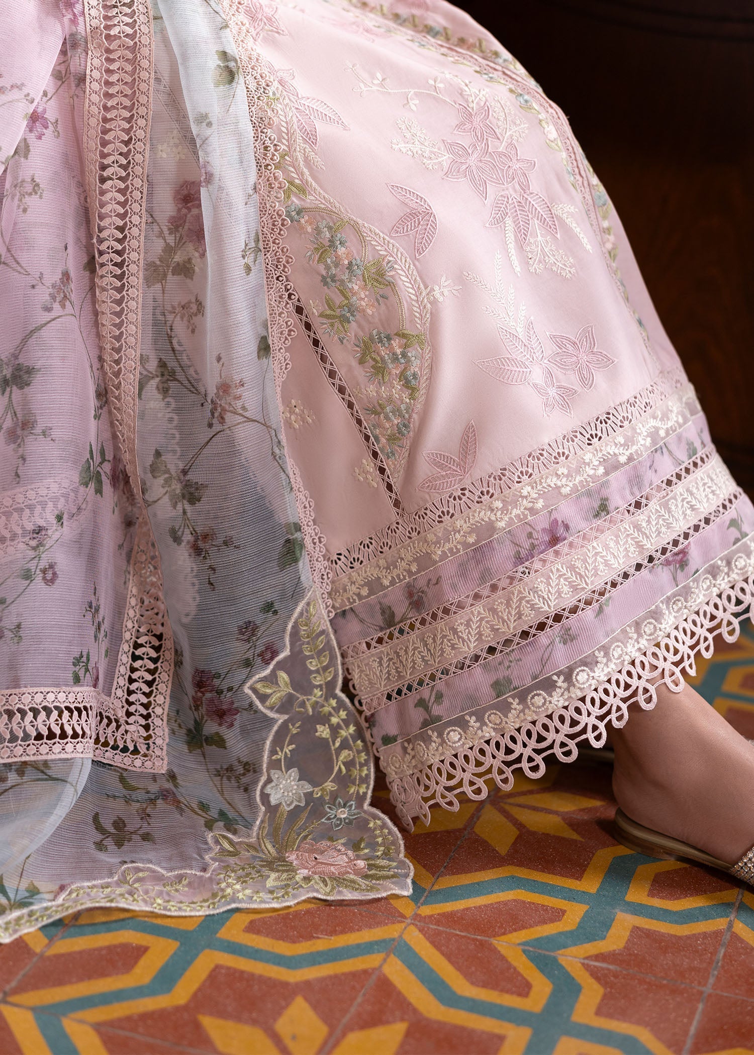 Saira Shakira | Bloom Lawn 25 | CHLOE 3-A - by - Libasekhas UK - Registered Vendor of : Saira Shakira - 100% Original Designer Dresss