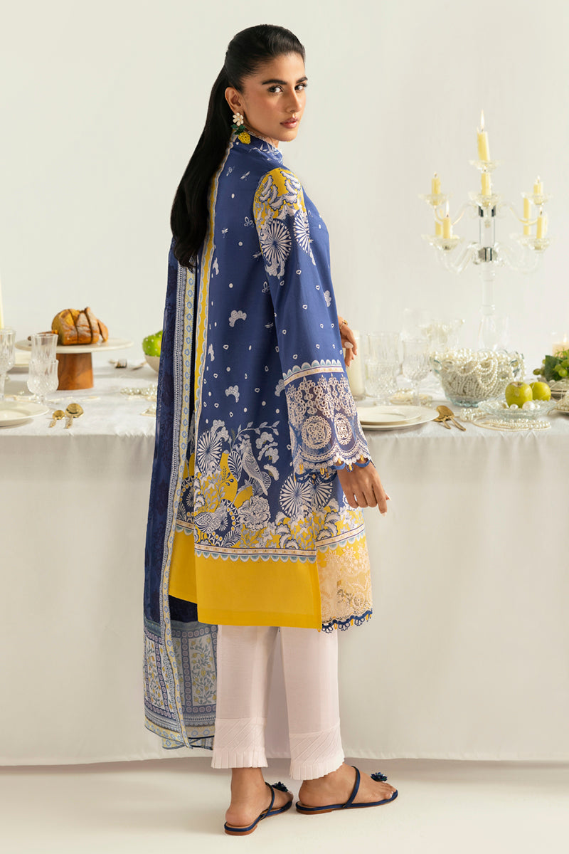 Qalamkar | Q Prints 2025 | PQ-02 HINA - by - Libasekhas UK - Registered Vendor of : Qalamkar - 100% Original Designer Dresss