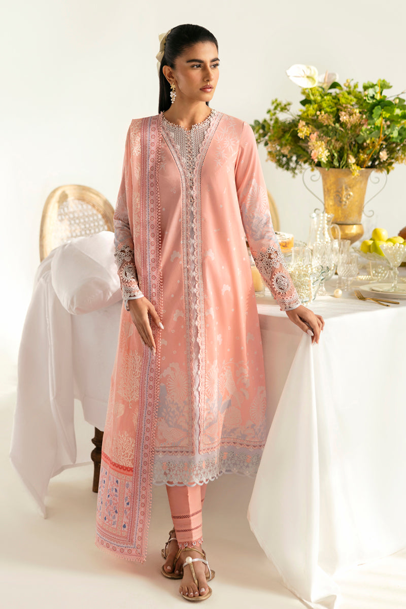 Qalamkar | Q Prints 2025 | PQ-02 AROHA - by - Libasekhas UK - Registered Vendor of : Qalamkar - 100% Original Designer Dresss