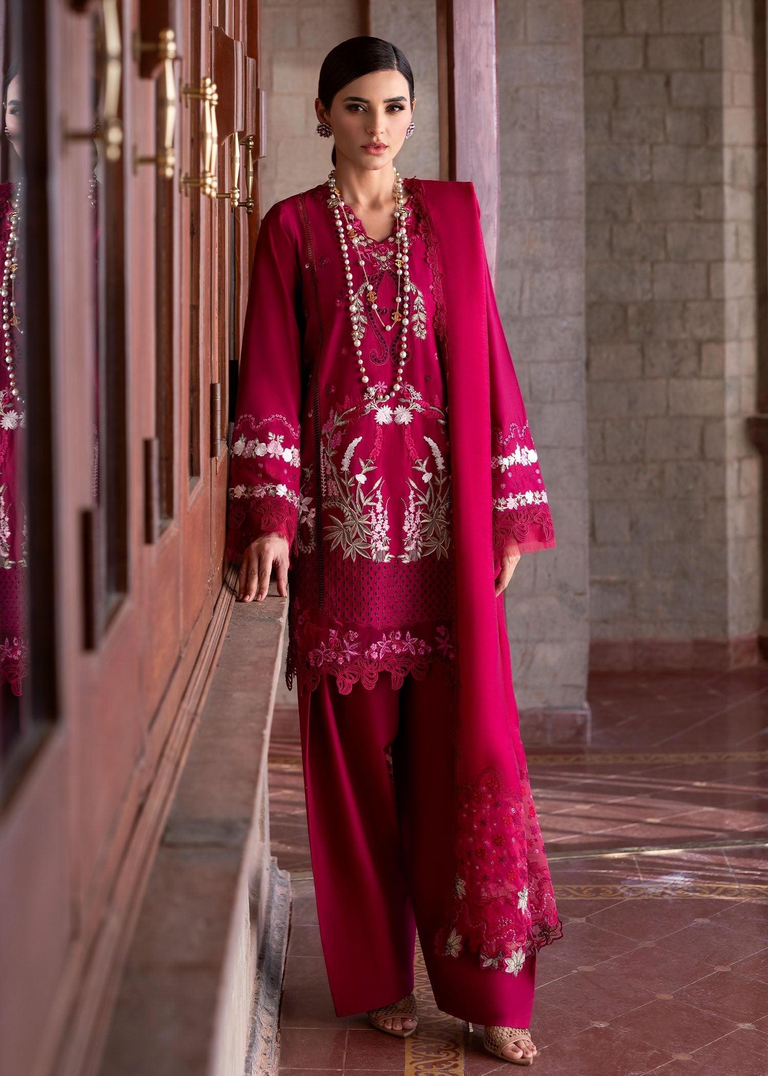 Saira Shakira | Bloom Lawn 25 | FAYE 7-B - by - Libasekhas UK - Registered Vendor of : Saira Shakira - 100% Original Designer Dresss