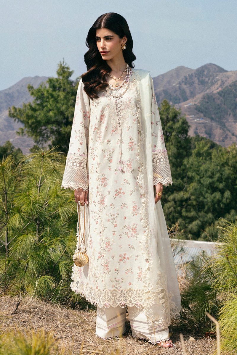 Qalamkar | Qlinekari Lawn | DC-13 Miri - by - Libasekhas UK - Registered Vendor of : Qalamkar - 100% Original Designer Dresss
