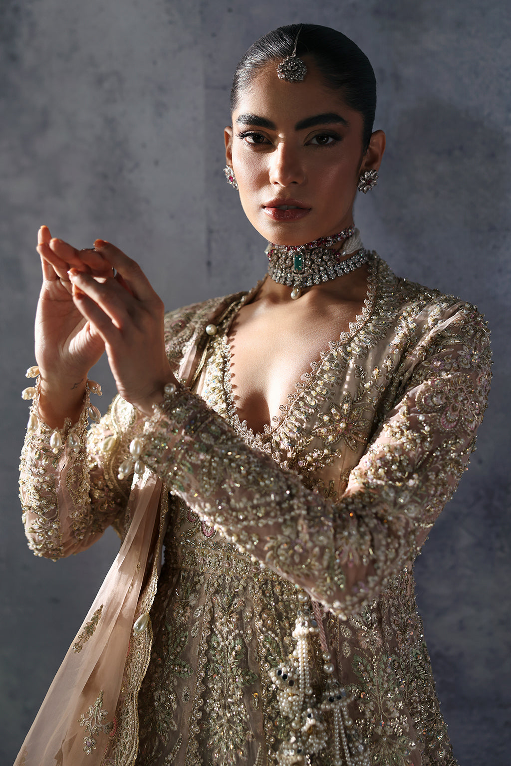 Afrozeh | The Brides Edit 24 |  Emilia - by - Libasekhas UK - Registered Vendor of : Afrozeh - 100% Original Designer Dresss