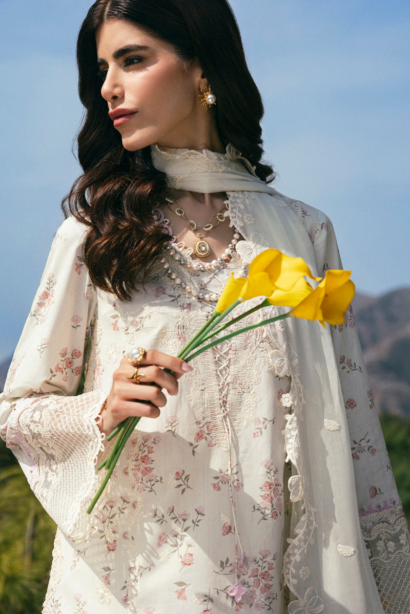 Qalamkar | Qlinekari Lawn | DC-13 Miri - by - Libasekhas UK - Registered Vendor of : Qalamkar - 100% Original Designer Dresss