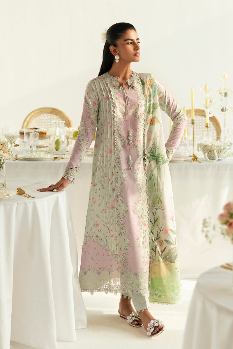 Qalamkar | Q Prints 2025 | PQ-07 LIRA - by - Libasekhas UK - Registered Vendor of : Qalamkar - 100% Original Designer Dresss
