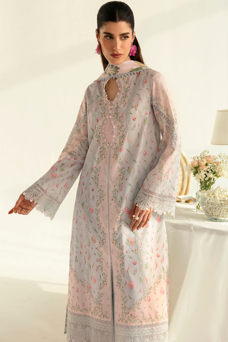 Qalamkar | Q Prints 2025 | PQ-07 JANE - by - Libasekhas UK - Registered Vendor of : Qalamkar - 100% Original Designer Dresss