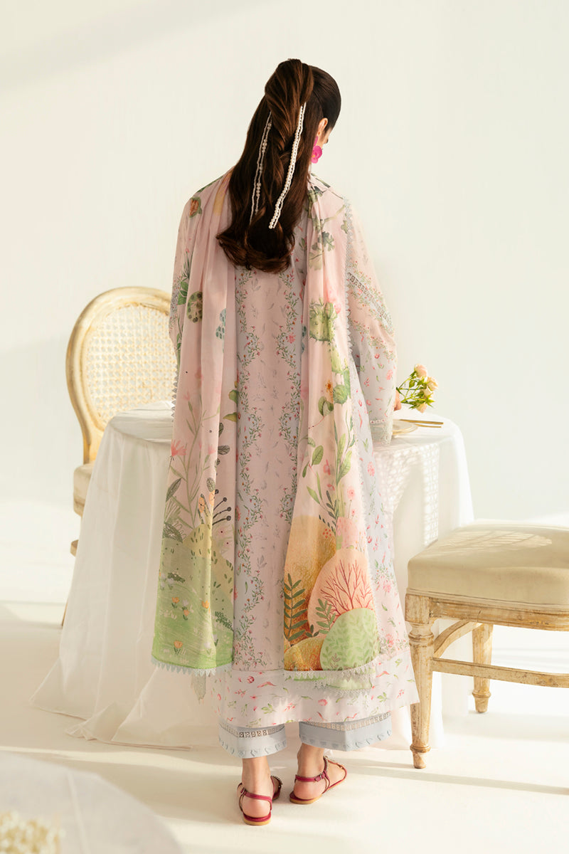 Qalamkar | Q Prints 2025 | PQ-07 LIRA - by - Libasekhas UK - Registered Vendor of : Qalamkar - 100% Original Designer Dresss