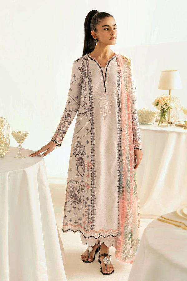 Qalamkar | Q Prints 2025 | PQ-09 LYRA - by - Libasekhas UK - Registered Vendor of : Qalamkar - 100% Original Designer Dresss